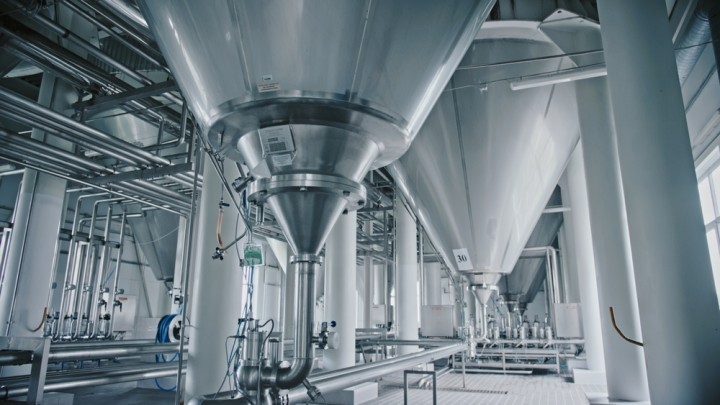Large food processing plant