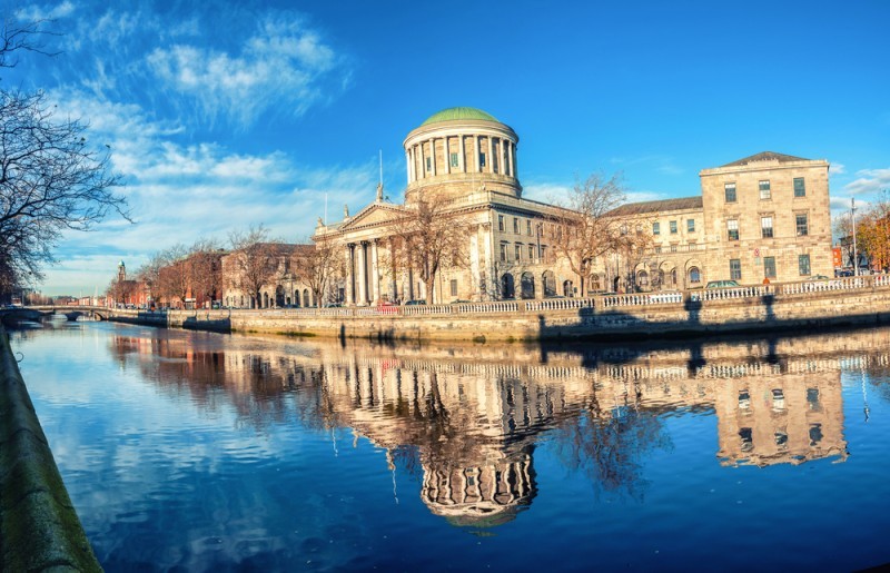 Four Courts Building In Dublin